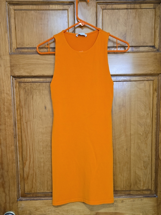 Zara Dresses & Skirts - Zara Sleeveless Mini Dress in Vibrant Orange